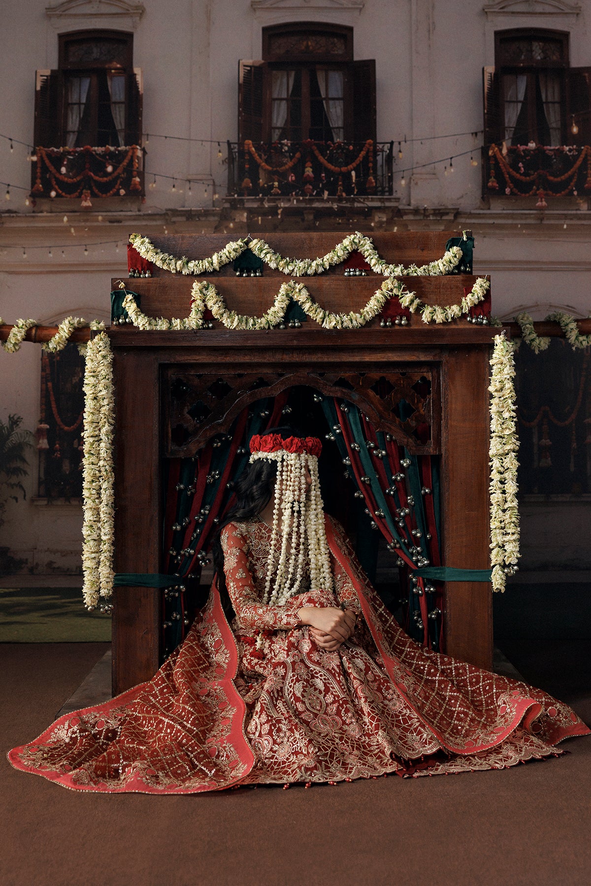 Rukhsan by Afrozeh – Pakistani bridal red outfit