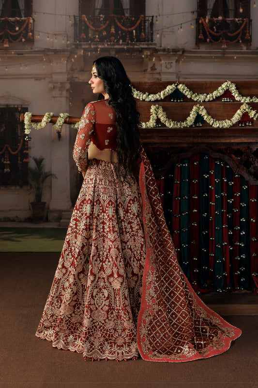 Afrozeh Shehnai Wedding Formals '26 Rukhsan with organza dupatta