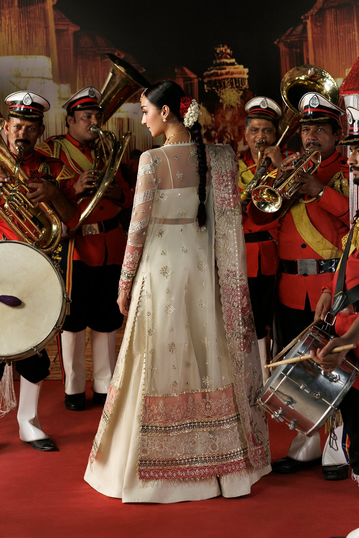 Afrozeh Shehnai Wedding Formals '26 Rang-e-Wafa with tissue zari dupatta