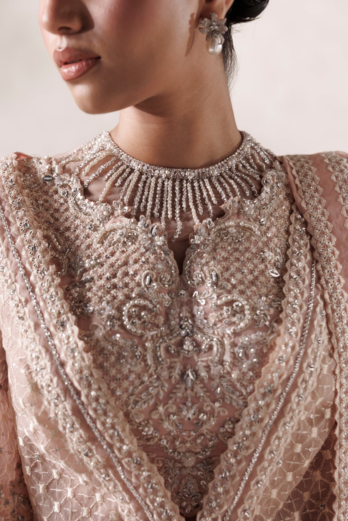 Akbar Aslam Epoque embroidery close-up