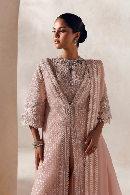 Akbar Aslam Epoque embroidered organza front body detail
