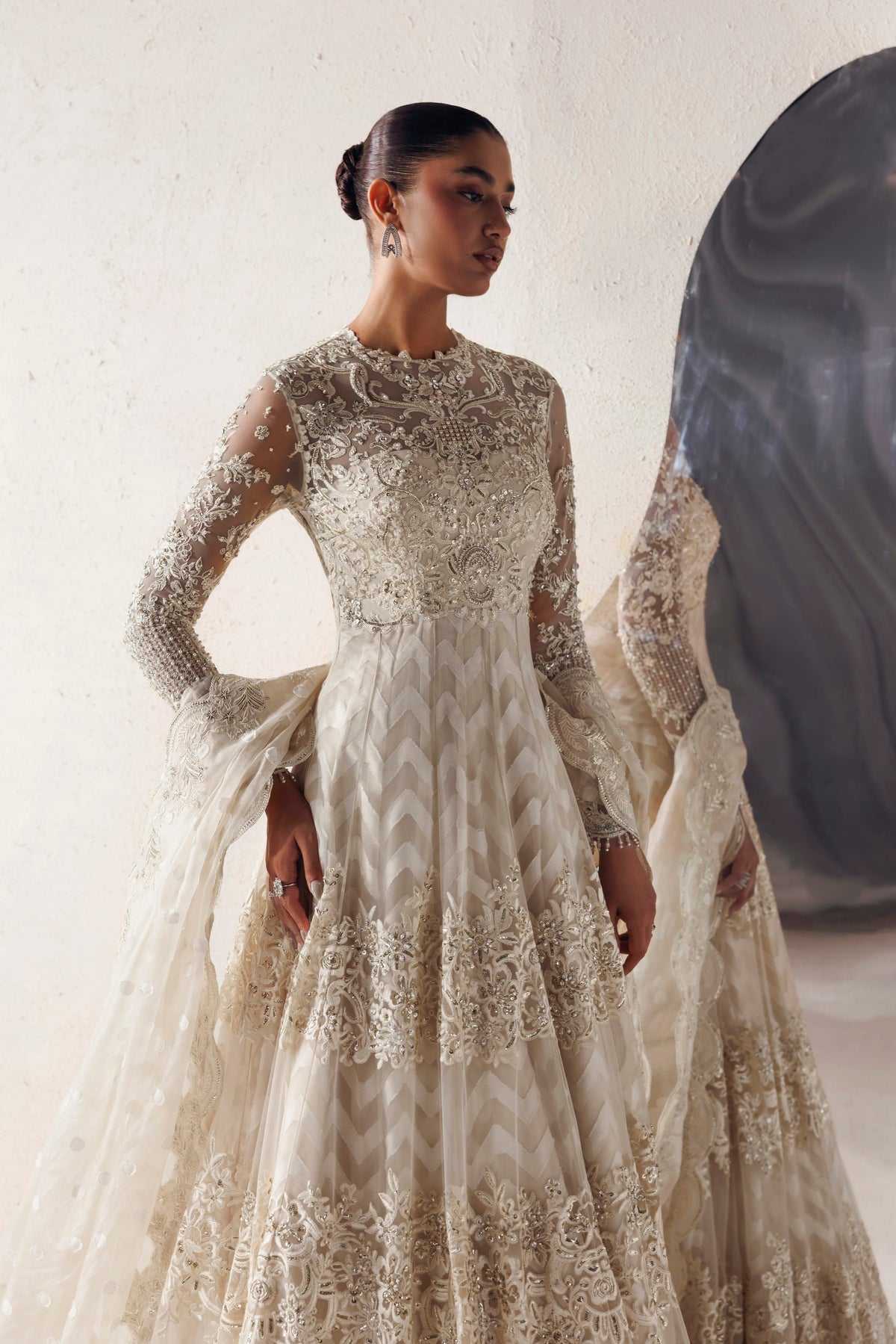 Vivienne by Akbar Aslam – Pakistani wedding guest gown
