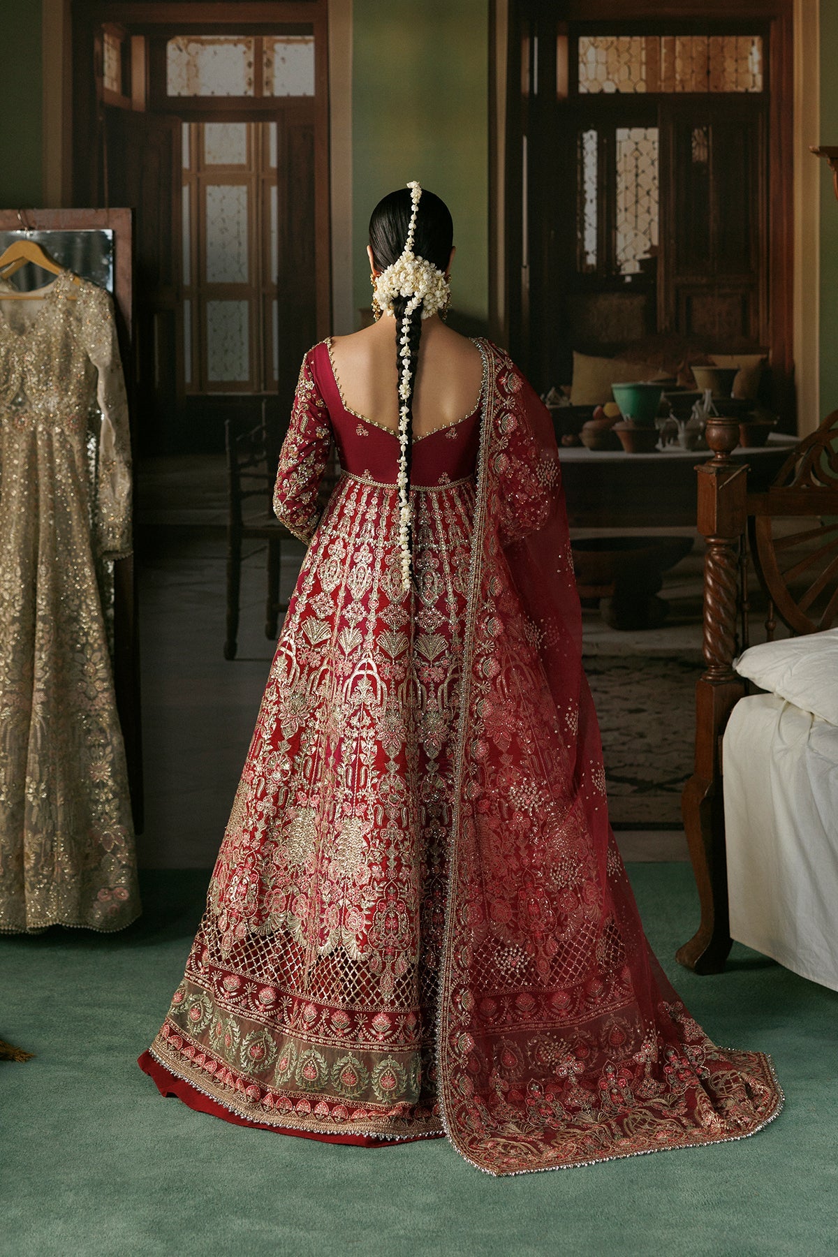 Afrozeh Shehnai Wedding Formals '26 Virsa with organza dupatta