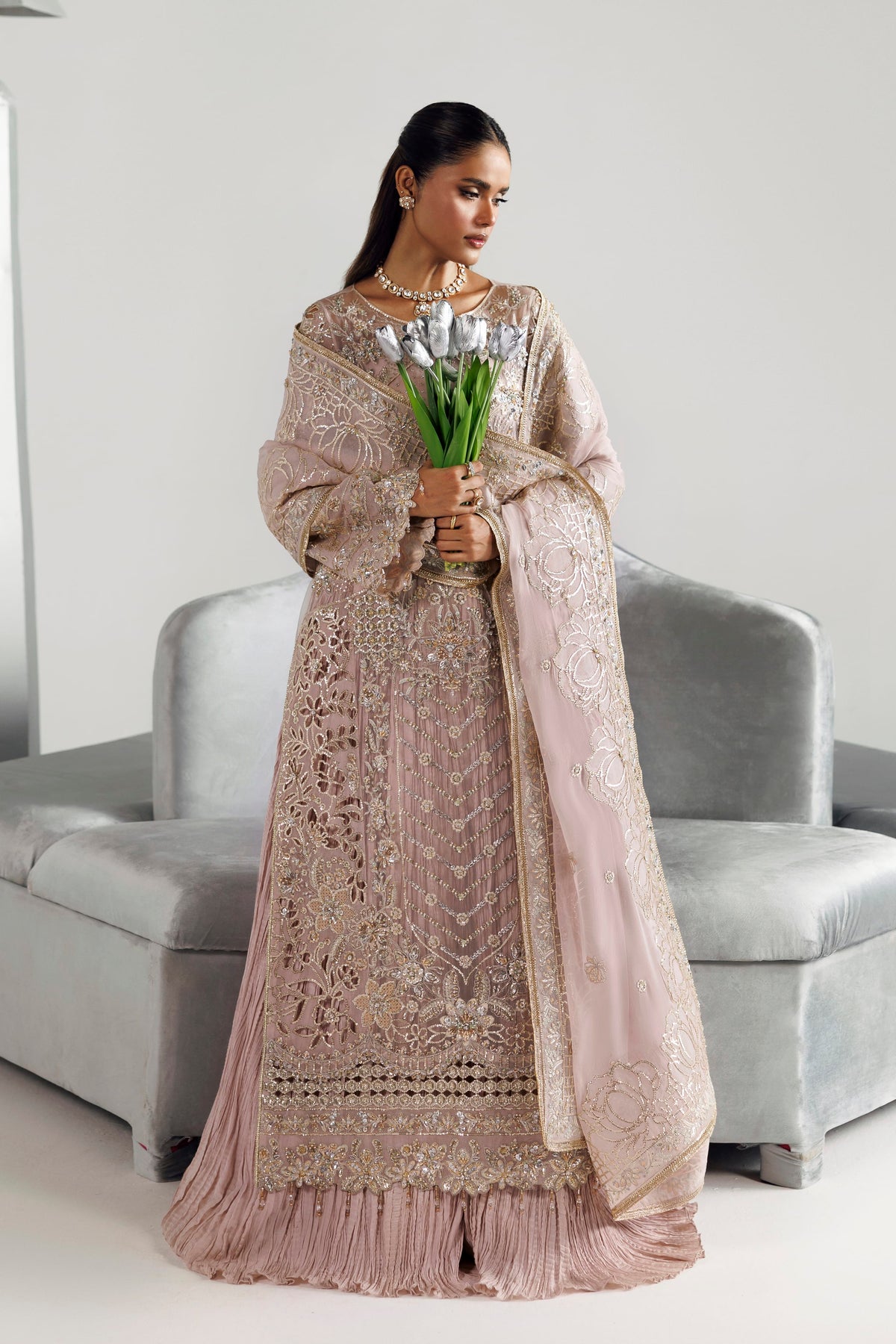 Pakistani formal Iyla by Akbar Aslam