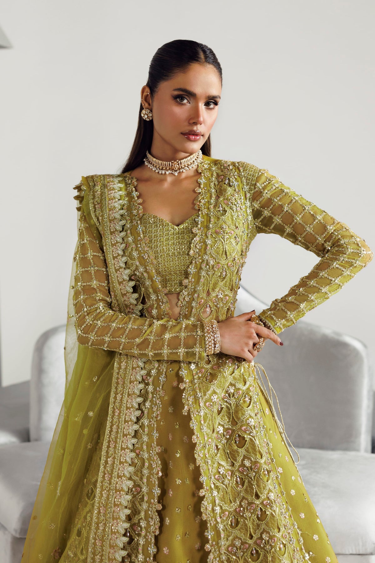 Daria by Akbar Aslam – Pakistani wedding guest lehenga outfit