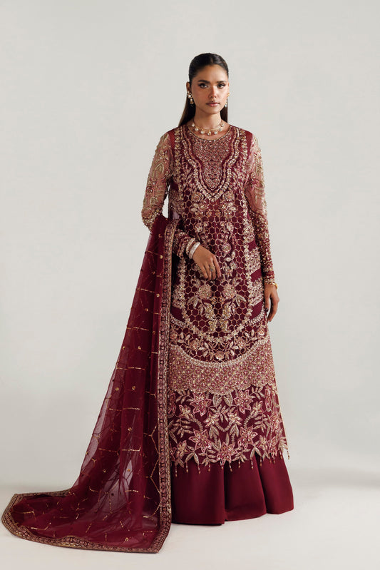 Akbar Aslam Azelle hand-embellished organza shirt with trouser