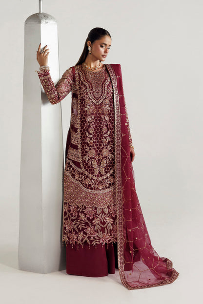 Akbar Aslam Azelle embellished organza front border detail
