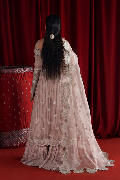 Shahnaz by Akbar Aslam – Pakistani wedding guest sharara outfit