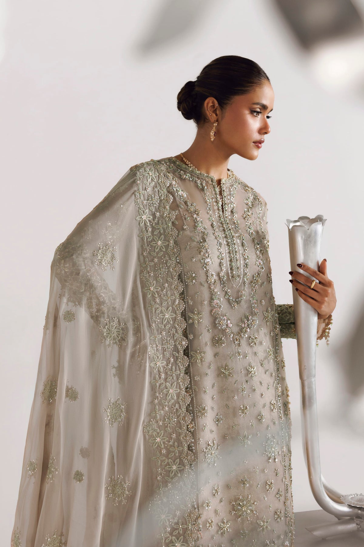 Pakistani formal Samara by Akbar Aslam