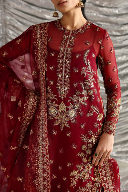 Dilafroz by Akbar Aslam – Pakistani wedding guest organza suit
