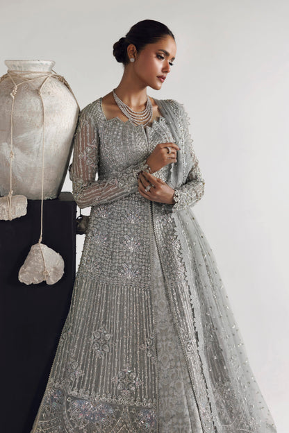 Akbar Aslam Veyra hand-embellished organza front body