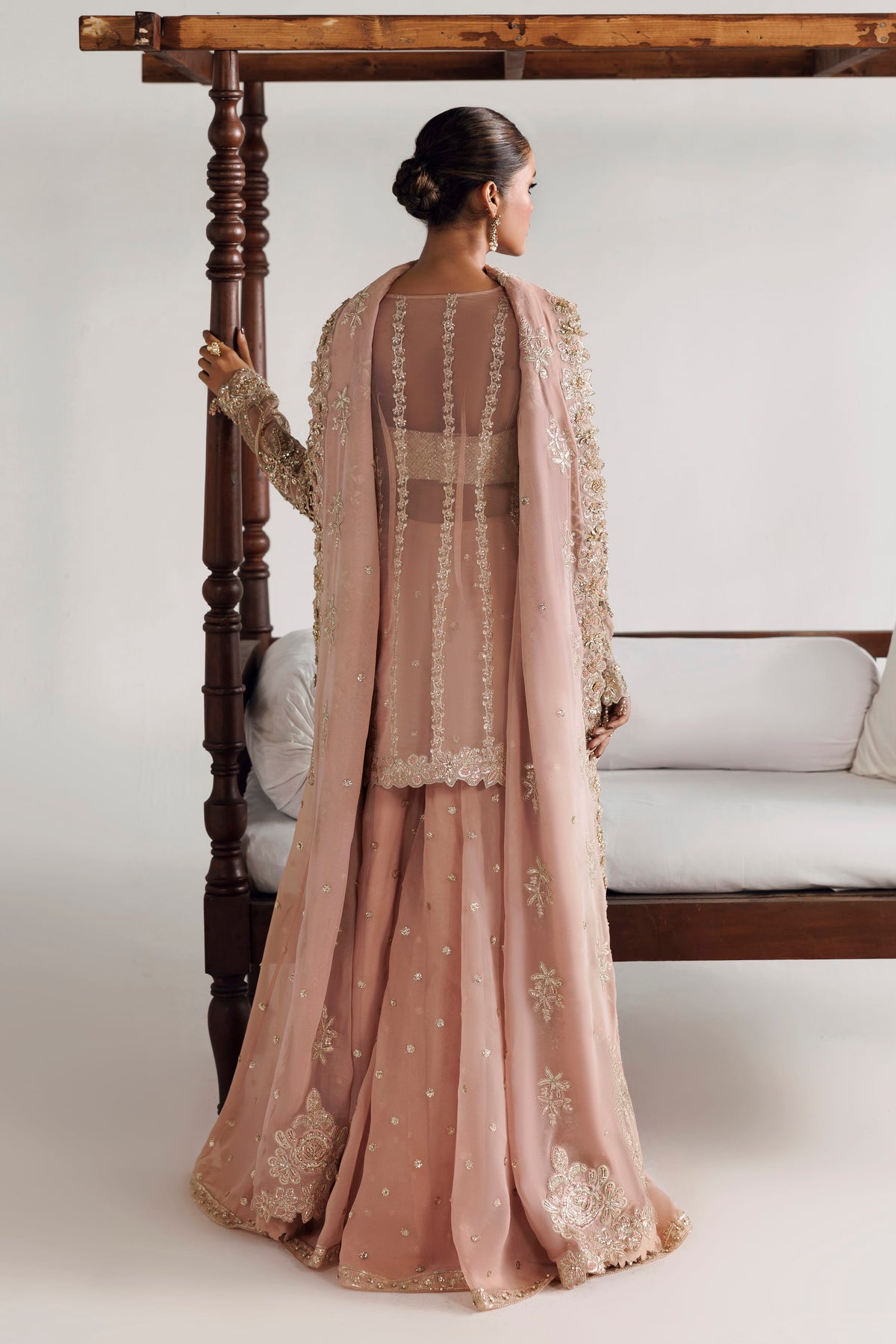Akbar Aslam Livia embellished sleeves