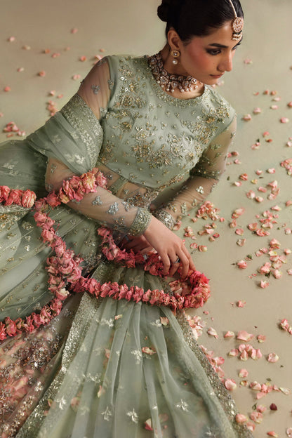 Akbar Aslam Zohal embroidered net dupatta
