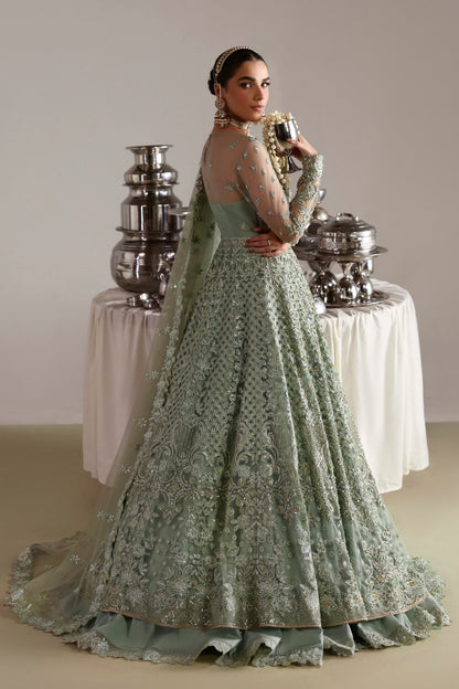 Akbar Aslam Mahsima organza lehenga border close-up