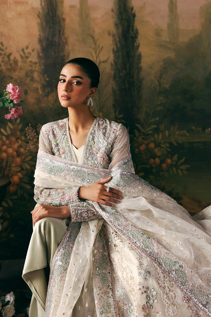 Queen by Afrozeh – Pakistani nikkah ivory gown