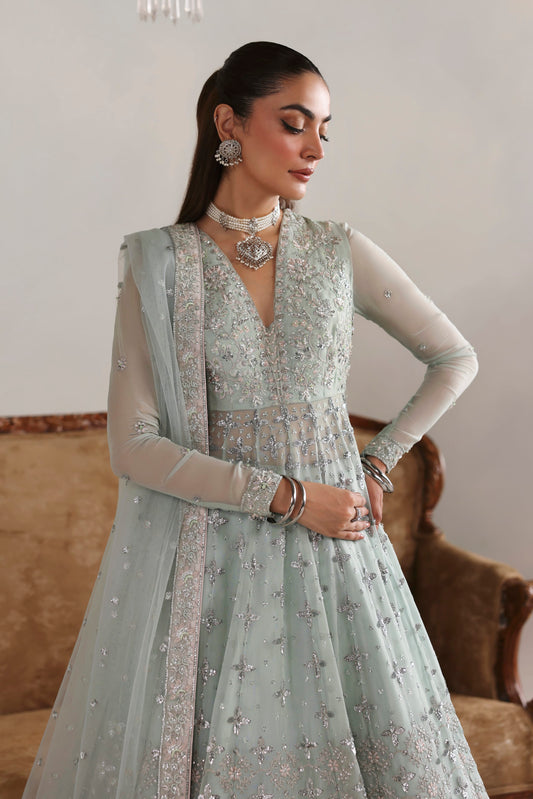 Akbar Aslam Noelle chiffon maxi with net dupatta