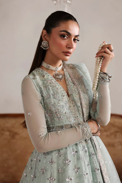 Akbar Aslam Noelle twelve-panel chiffon maxi