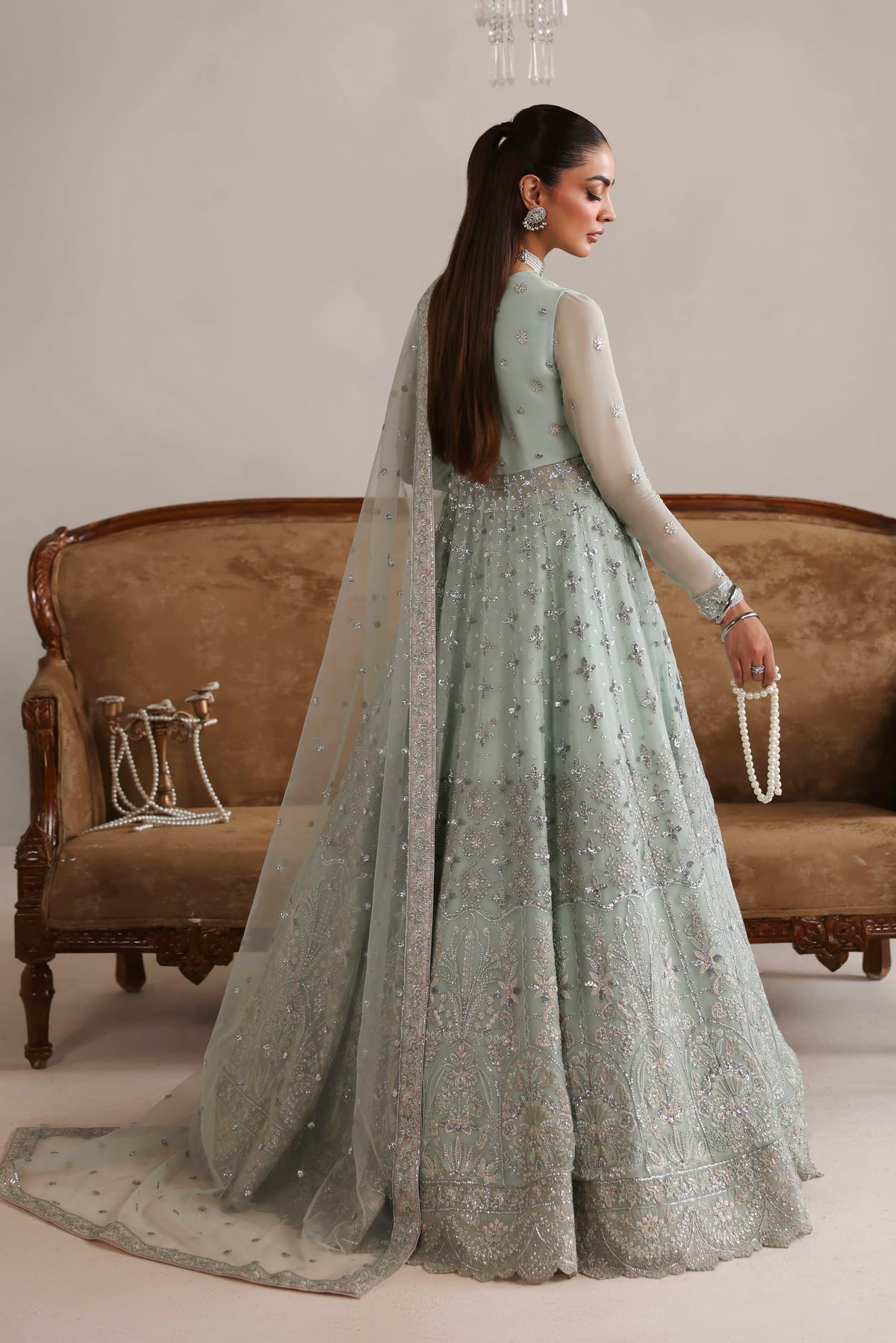 Noelle by Akbar Aslam – Pakistani wedding guest maxi