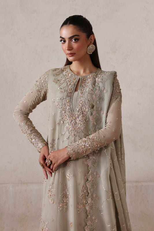Akbar Aslam Celestia Pakistani chiffon formal with dupatta