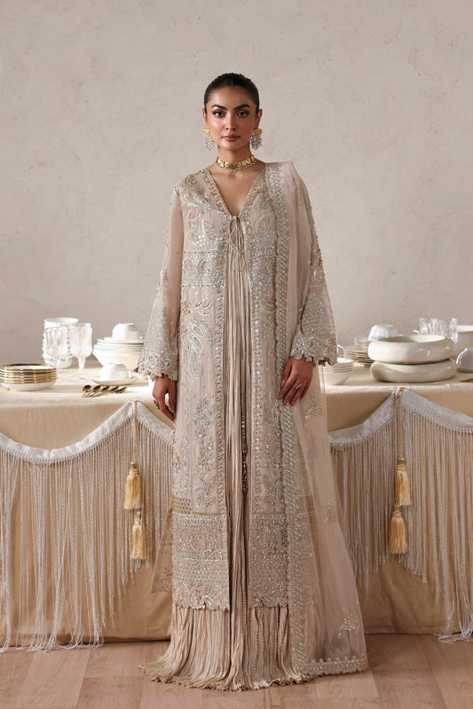 Akbar Aslam Marceline hand-embellished chiffon kameez with trouser