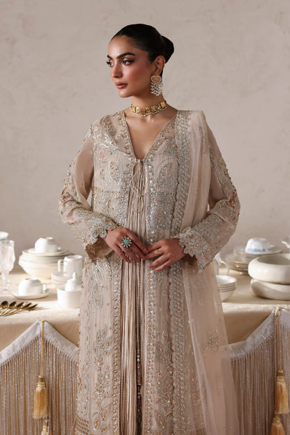 Akbar Aslam Marceline Pakistani chiffon formal with net dupatta