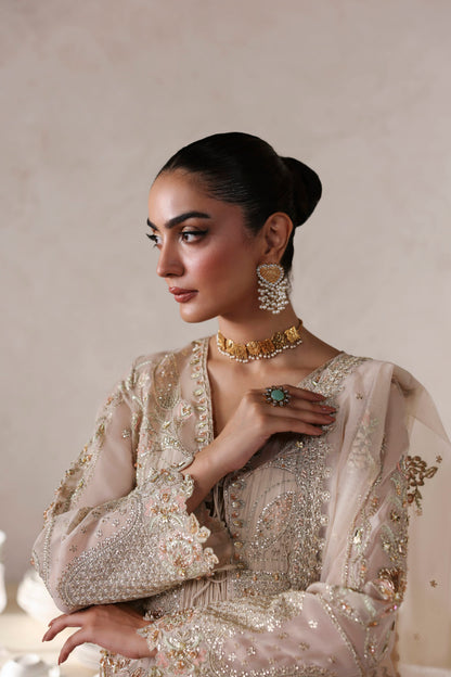 Marceline by Akbar Aslam – Pakistani wedding guest chiffon suit