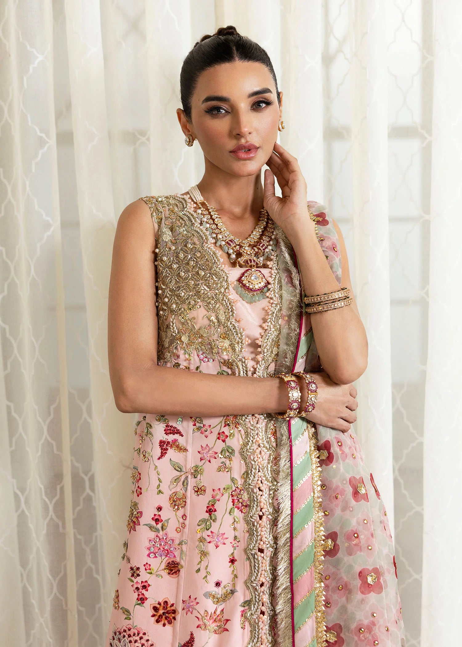 Shop CRIMSON X SAIRA SHAKIRA Wedding Formals '24 Crystal Chinoiserie at Raz Ruya! Huge discounts on luxury Pakistani wear with fast delivery to the UK, USA & Canada.