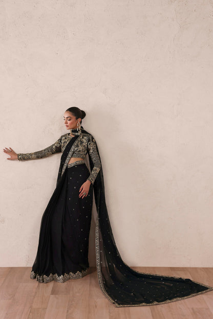 Amoura by Akbar Aslam – Pakistani wedding guest saree