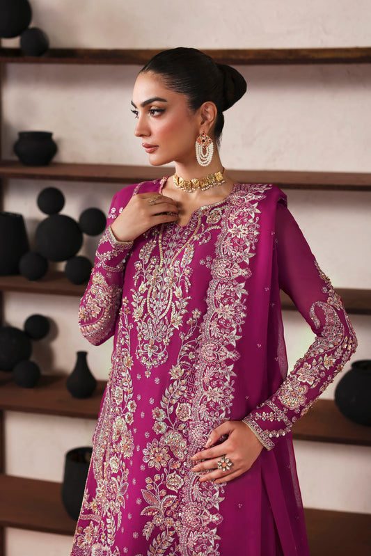 Akbar Aslam Rosalie Pakistani gharara suit with chiffon dupatta