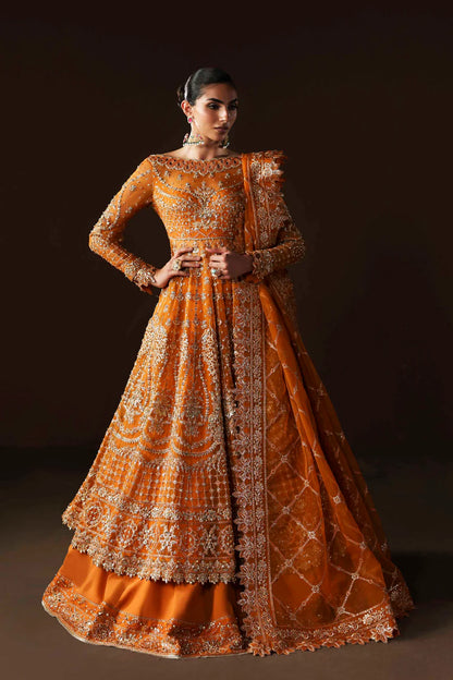 Shop organza embroidered lehenga with hand embellished blouse, panels & dupatta. Includes raw silk lining—perfect for weddings & festive wear.