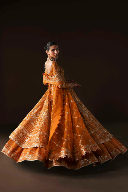 Shop organza embroidered lehenga with hand embellished blouse, panels & dupatta. Includes raw silk lining—perfect for weddings & festive wear.