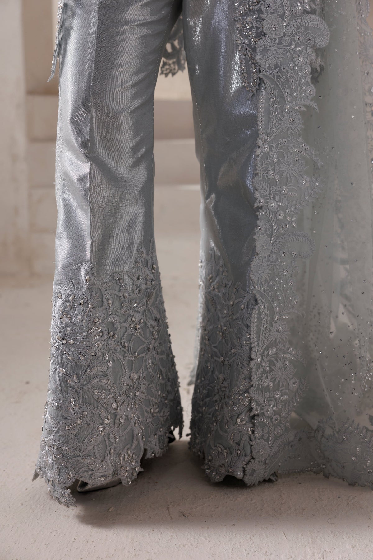 Akbar Aslam Desiree embroidery detail