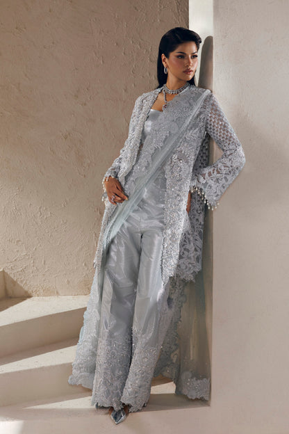 Akbar Aslam Desiree embroidered net dupatta