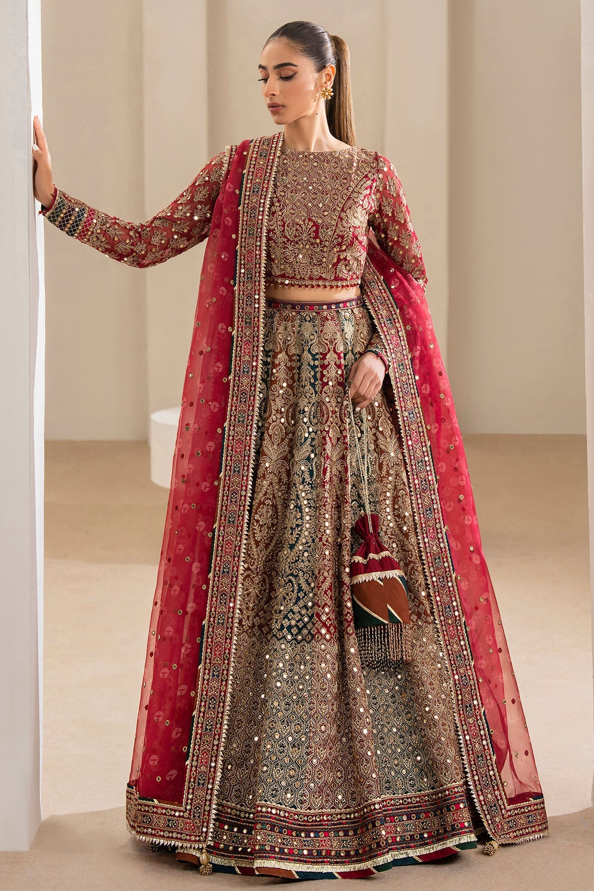 Jazmin WF'24-02 embroidered chiffon Pakistani wedding formal