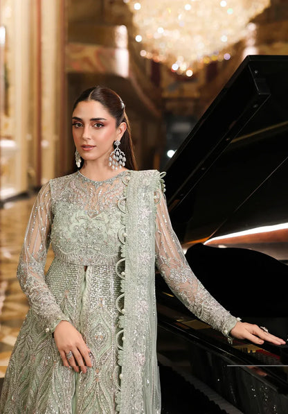 Elaf Stardom Diana – Hand Embellished 3Pc Poly Net SetDiana by Elaf Stardom ’25 features hand-embroidered poly-net panels, elegant dupatta, and raw silk inner — perfect for festive occasions and timeless sophistication.