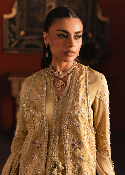 Sardinia Amber Crown tassel silk formal – view 5