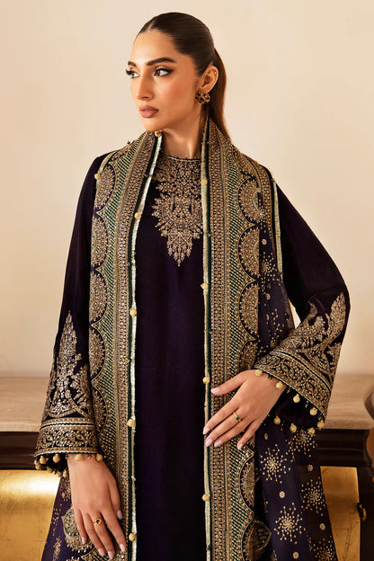 Shop JAZMIN Velvet Formal VF-2030 at Raz Ruya! Huge discounts on luxury Pakistani designer wear. Fast delivery to UK, USA & Canada. End-of-Year & New Year Sale!