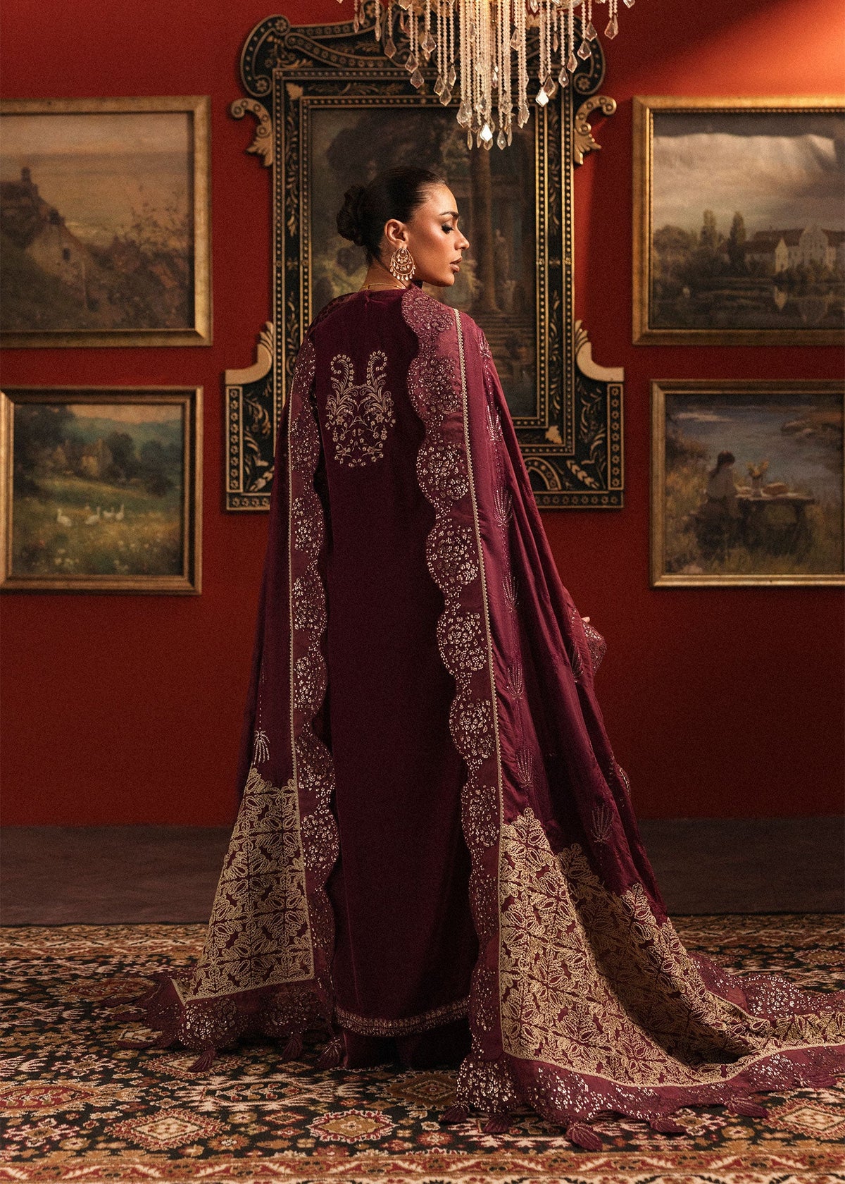 Sardinia Mulberry Muse velvet suit – view 2