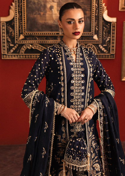 Sardinia Regal Navy tassel silk formal – view 3