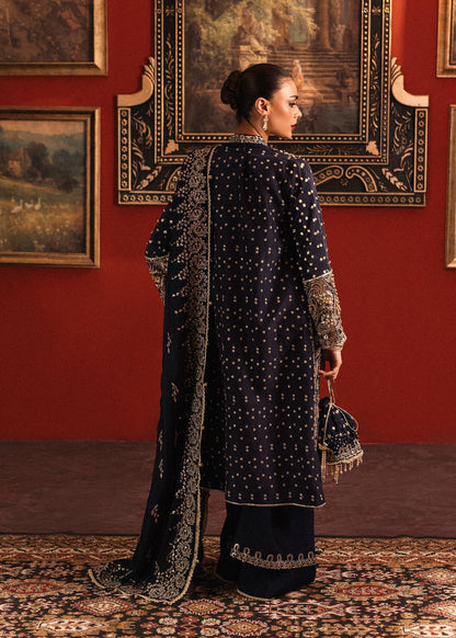 Sardinia Regal Navy tassel silk formal – view 2