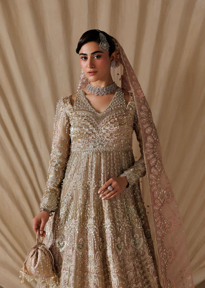 Regalia rose gold Pakistani bridal wear by Sardinia, UK