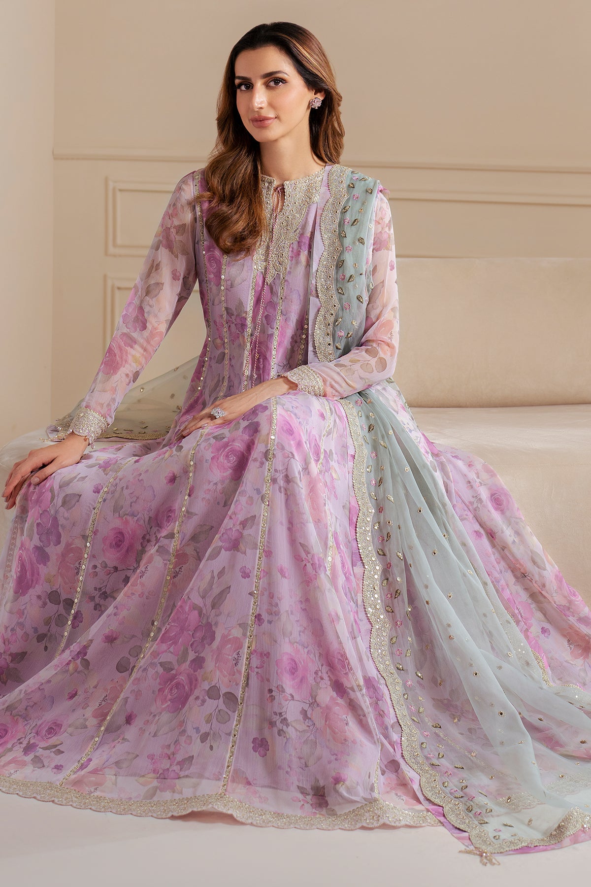 Jazmin UC-3071 Pakistani formal wear for weddings and events