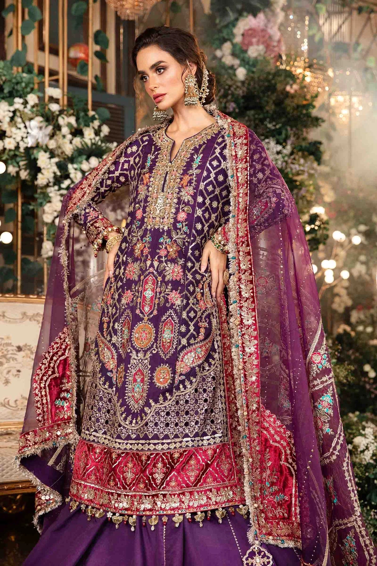 Buy MARIA B | WEDDING EDITION '24 | 3 Piece Embroidered Organza Suit | BD-2903 | UK USA & CANADA Pakistani Garara Suits online in the USA and UK with customization. Shop top brands like Maria B Wedding Dresses and trending Pakistani Wedding Dresses Birmingham. Find MARIA B Sale dresses stitched in UK, USA, Canada. RAZ RUYA women's clothing store offers luxury Pakistani designer brand clothing, bridal shop wear, and party outfits with fast delivery and top quality.