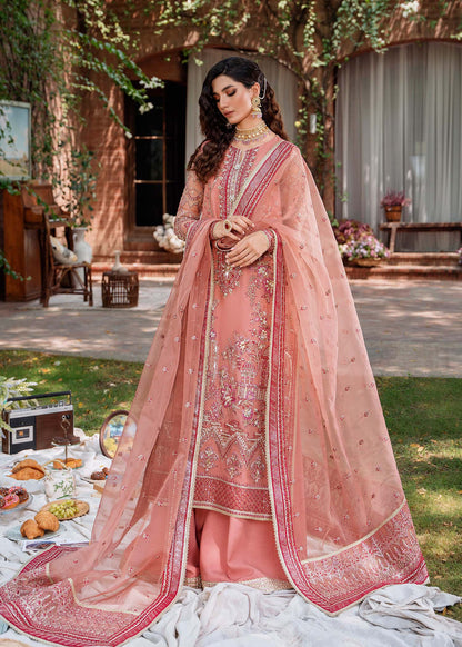 Akbar Aslam Mehrbano hand-embellished organza shirt with trouser