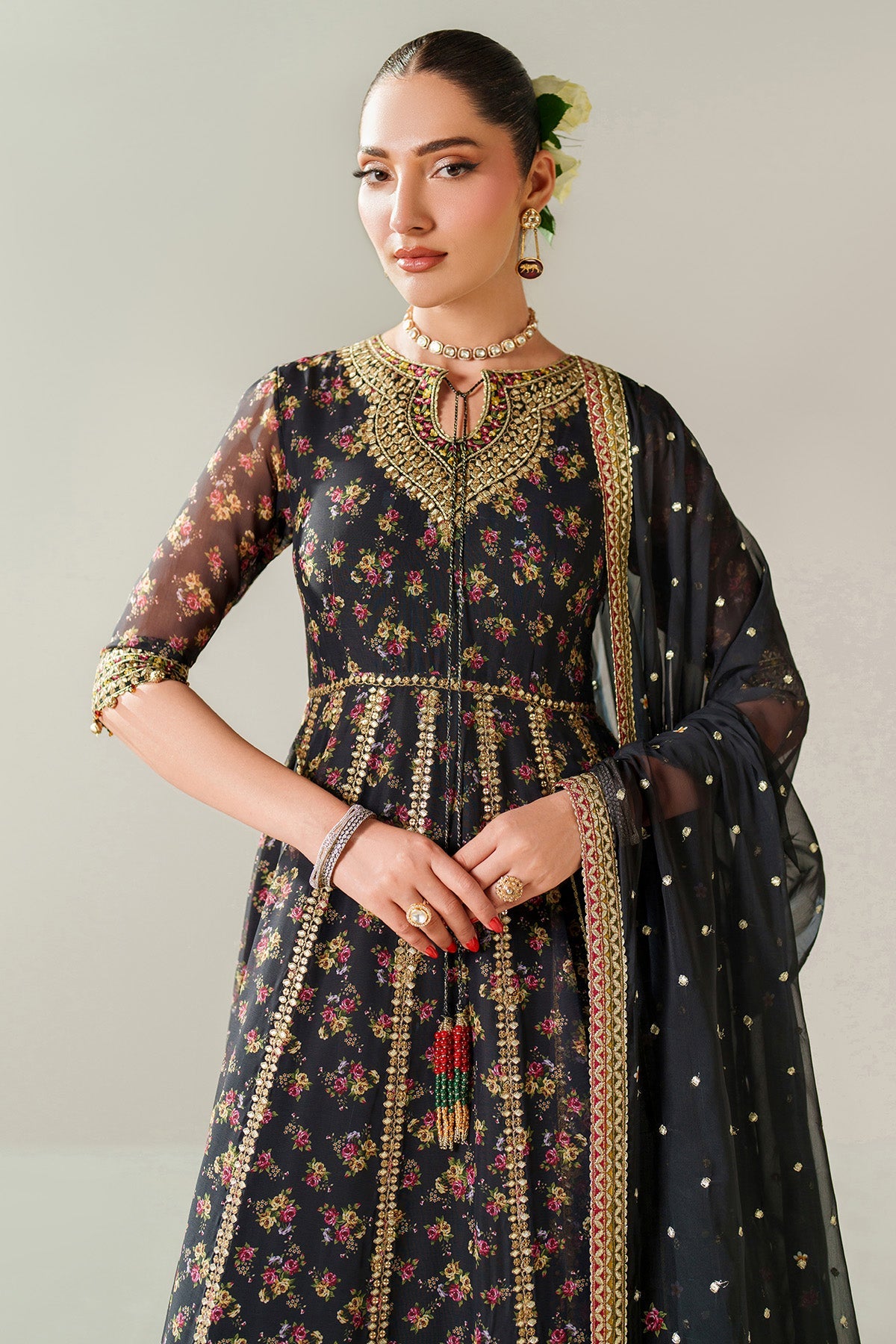 Embroidered chiffon UC-3091 by Jazmin – Pakistani party wear