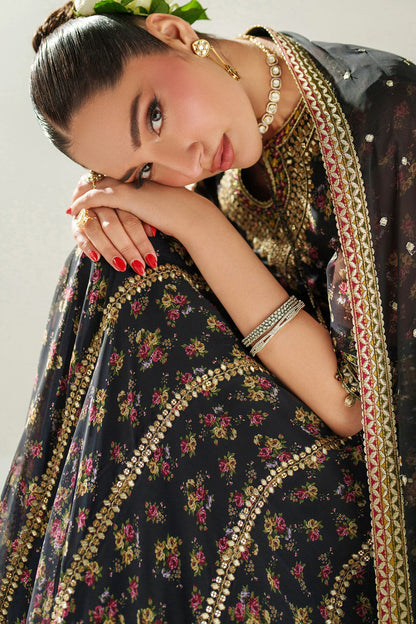 Jazmin UC-3091 printed chiffon suit at Raz Ruya
