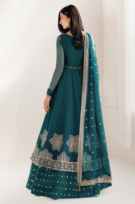 Jazmin UC-3097 chiffon formal with embroidered chiffon dupatta