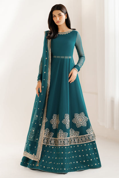 Jazmin UC-3097 embroidered chiffon Pakistani formal suit