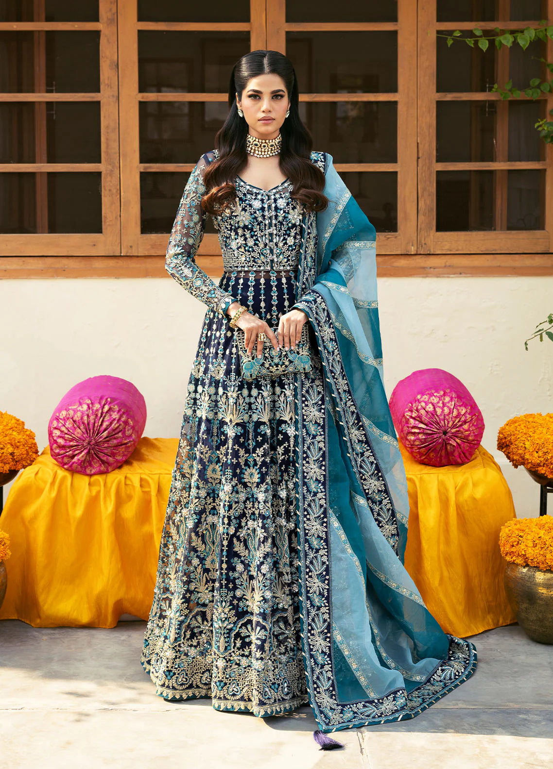 Shop GULAAL CHAANDNI WEDDING FORMALS | MEENA at Raz Ruya! Enjoy huge discounts on luxury Pakistani designer wear with fast delivery to the UK, USA & Canada.