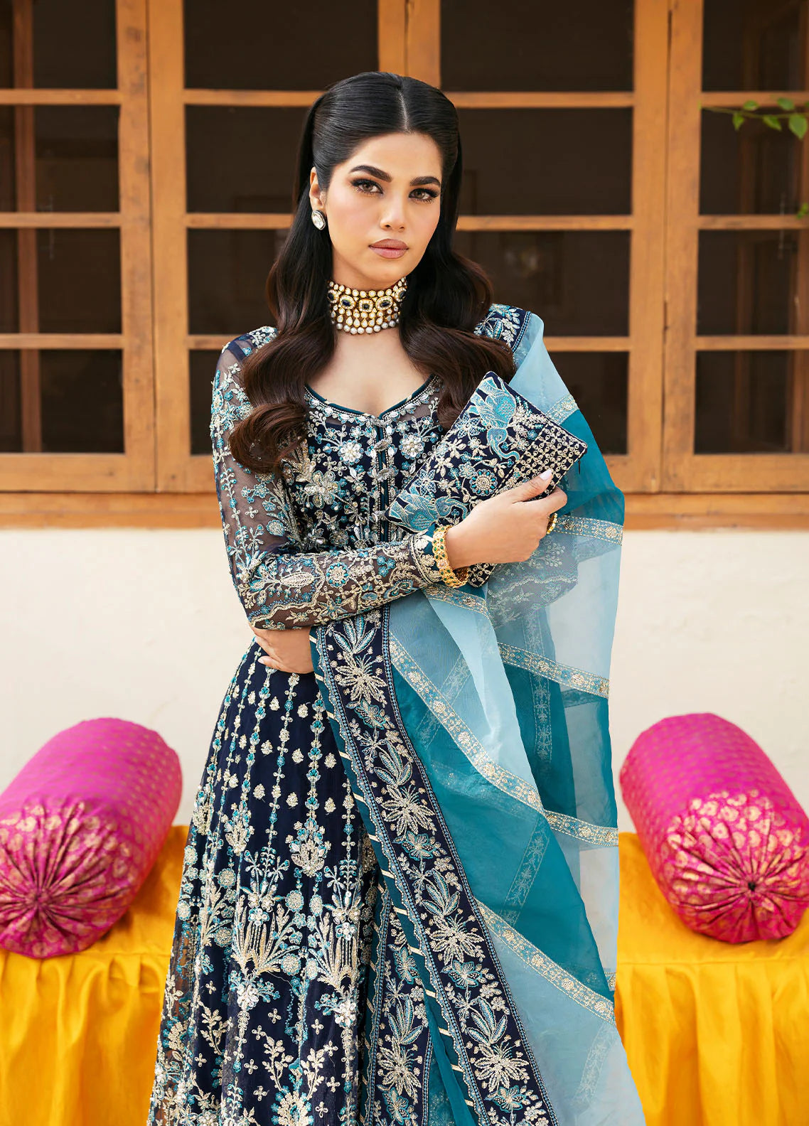 Shop GULAAL CHAANDNI WEDDING FORMALS | MEENA at Raz Ruya! Enjoy huge discounts on luxury Pakistani designer wear with fast delivery to the UK, USA & Canada.